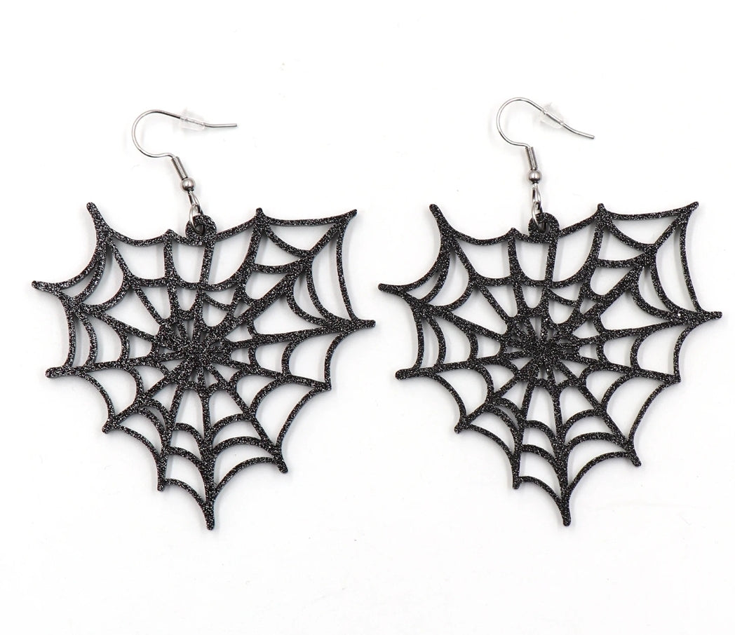 Spiderweb Earrings- Large