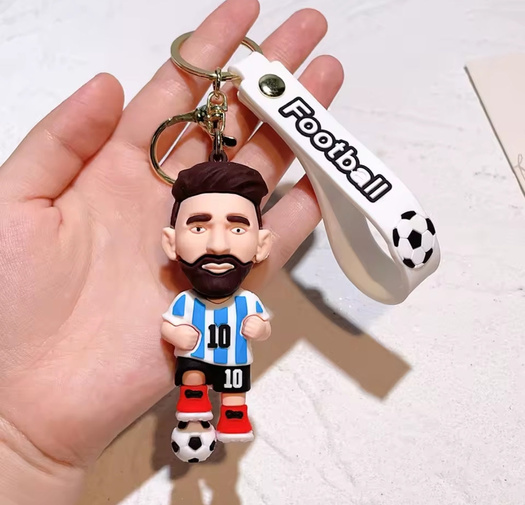 Messi Soccer Player Keychain
