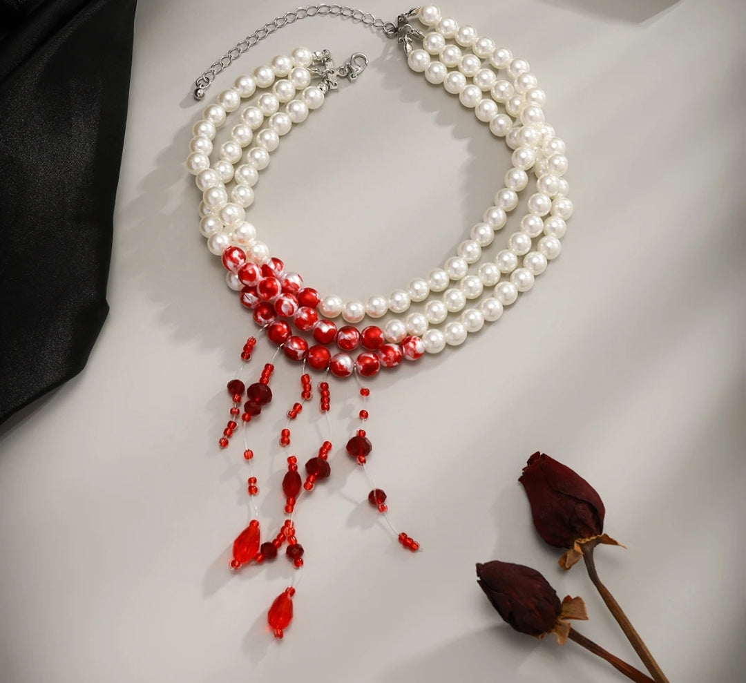 Spooky Pearl Necklace