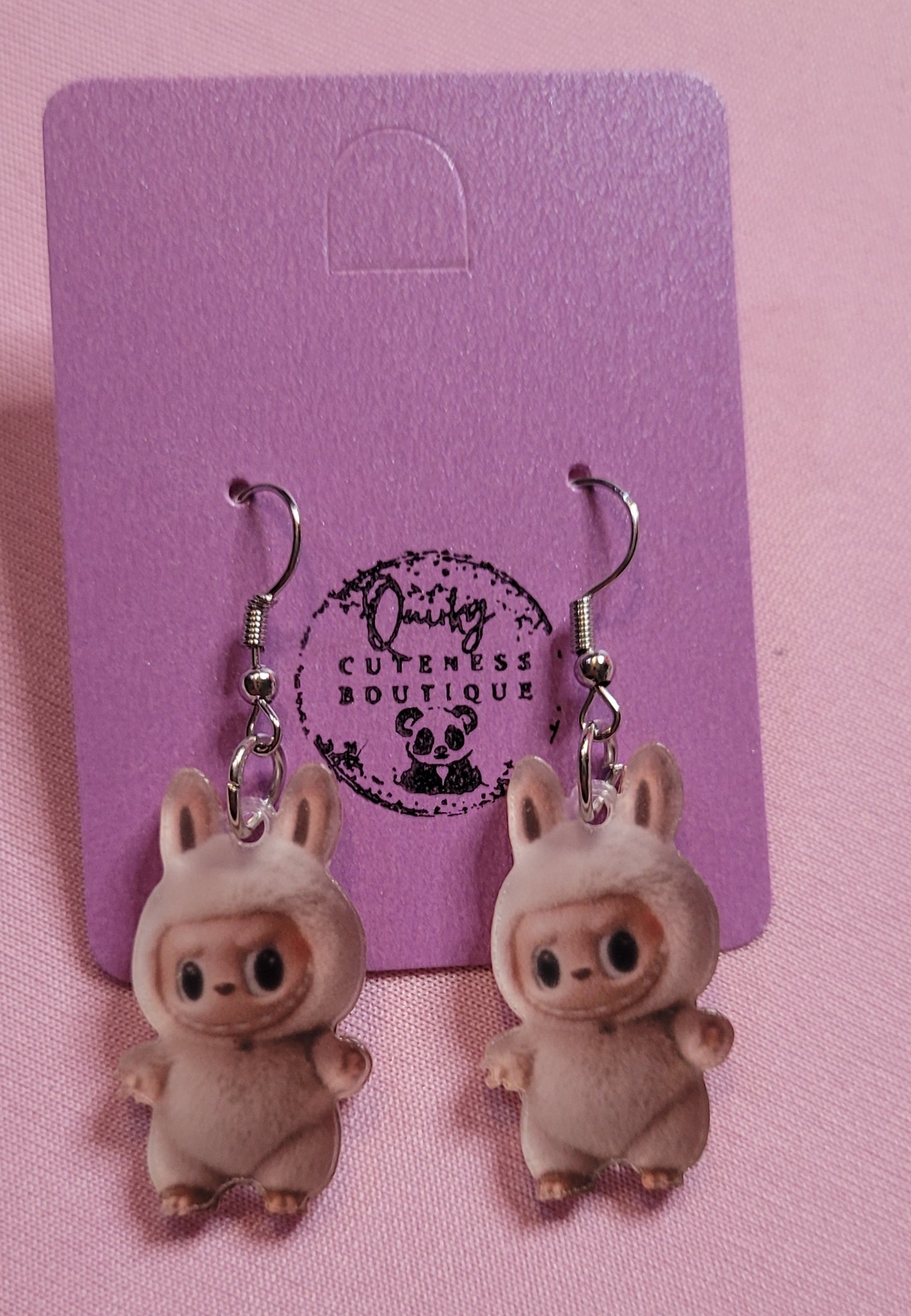 Labubu 2D earrings