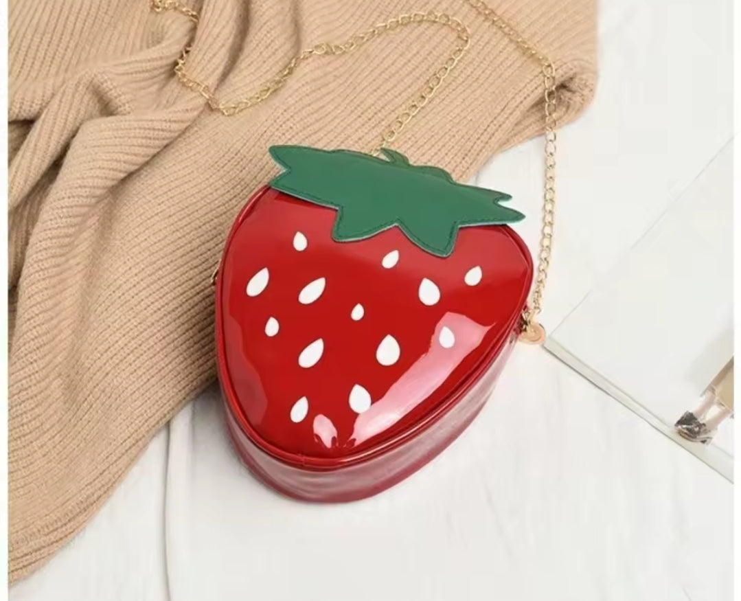Deliciously adorable strawberry inspired purse