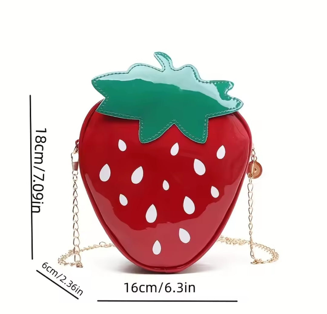 Deliciously adorable strawberry inspired purse