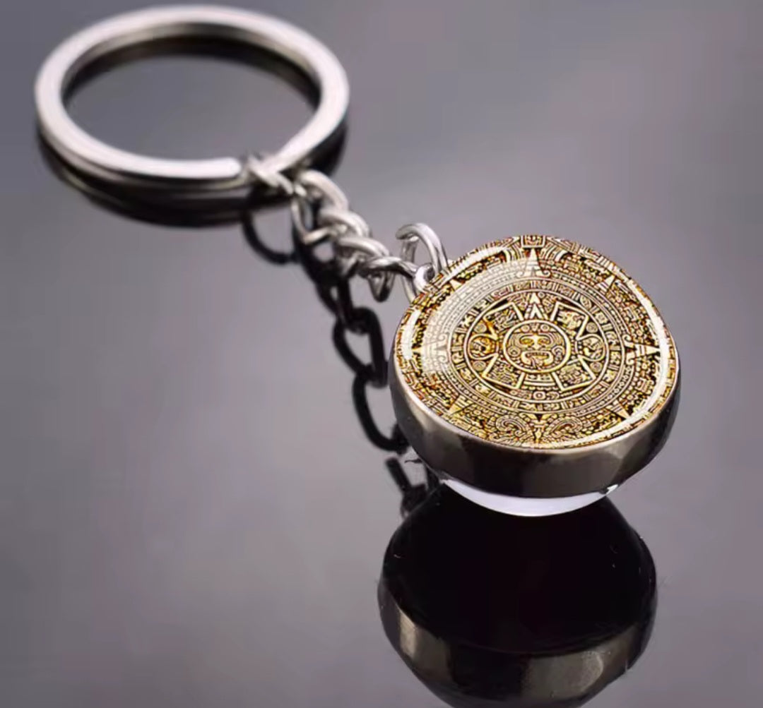 Aztec Calendar keychains