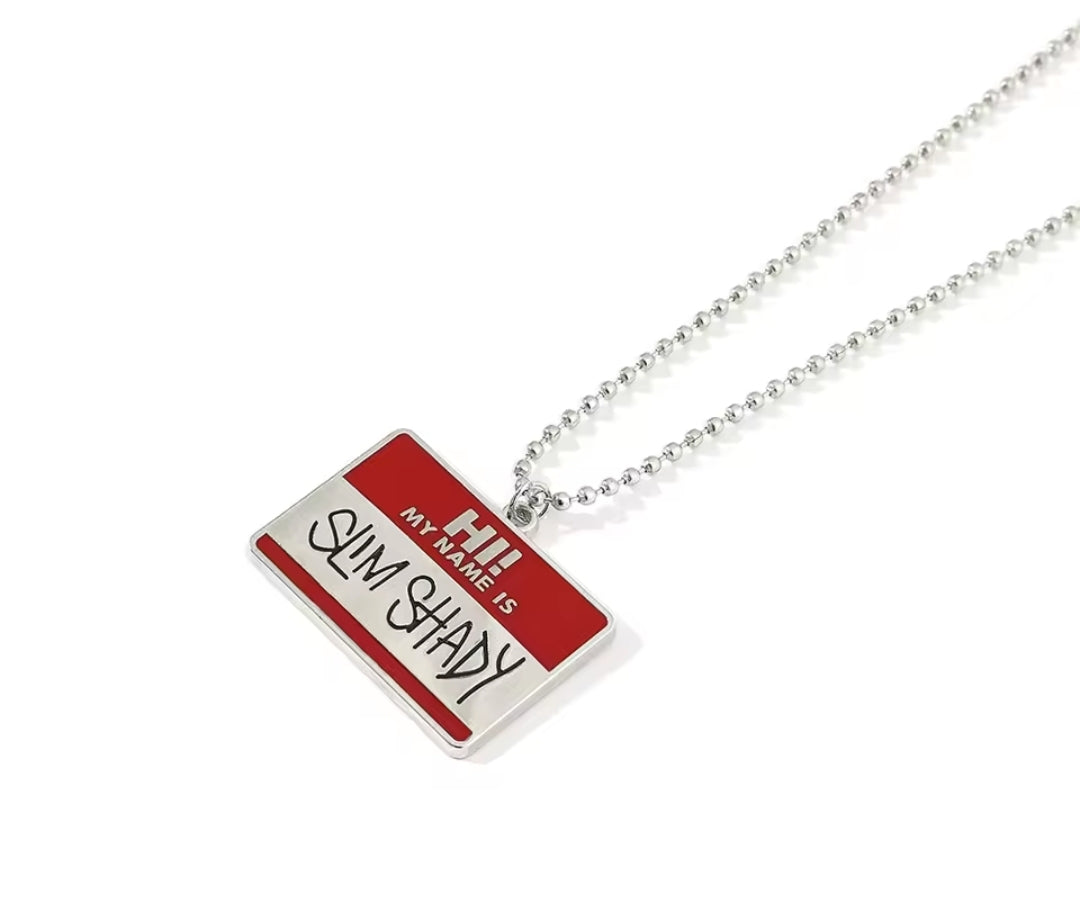 Slim Shady Eminem Fashion Necklace