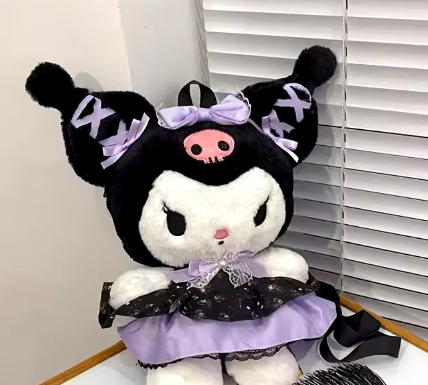 Kuromi Plush backpack