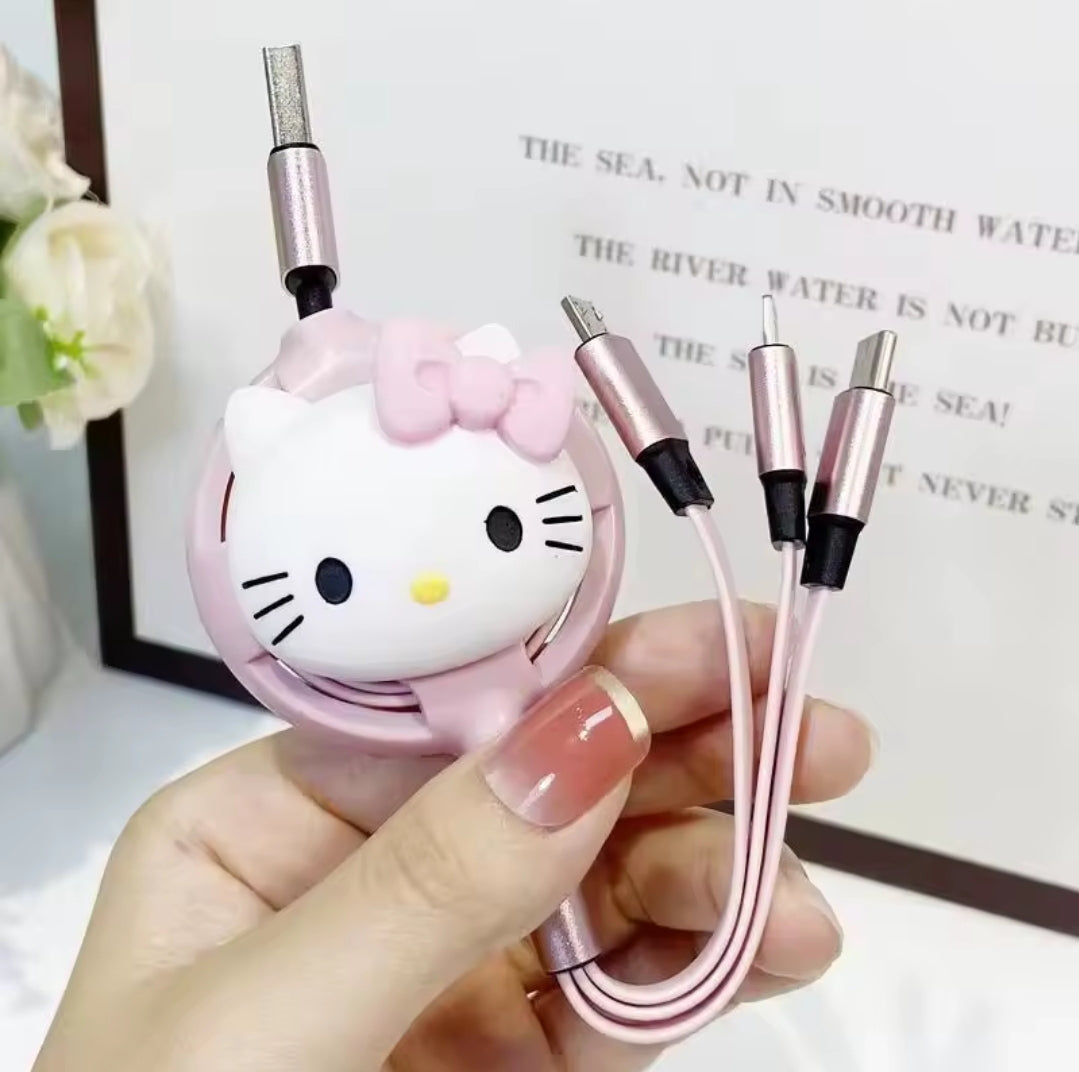 Hello Kitty 3 in 1 charger