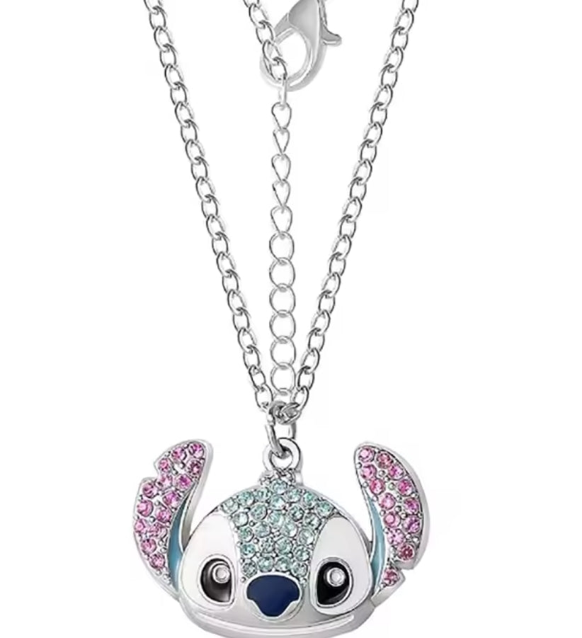 Stitch Rhinestone Necklace