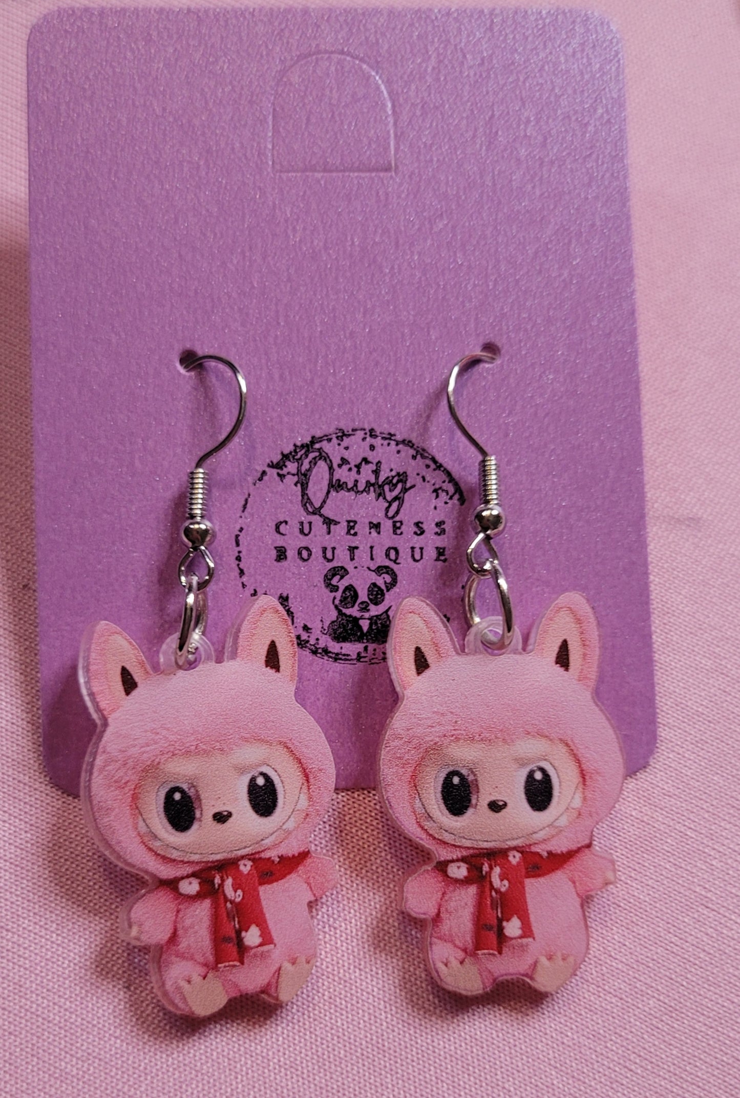Labubu 2D earrings