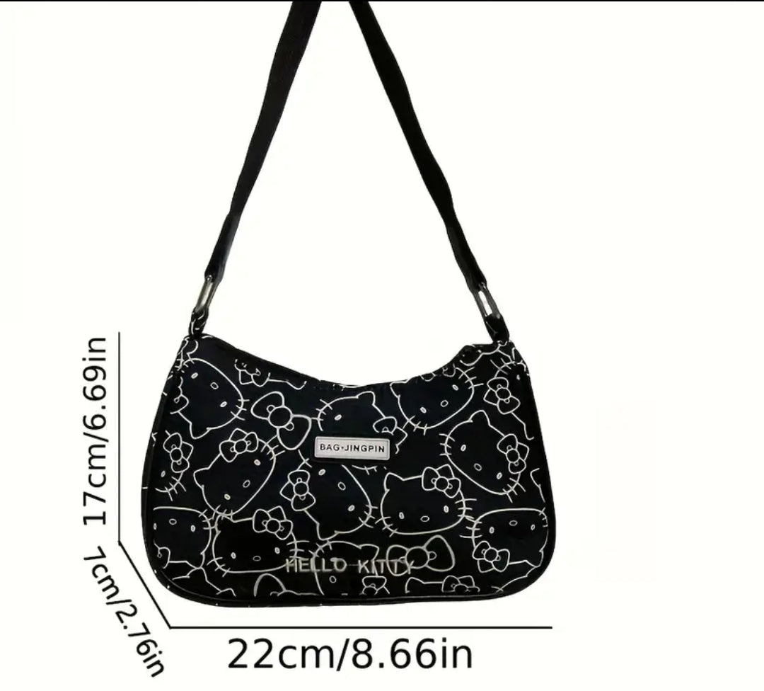 Hello Kitty Black & White Handbag