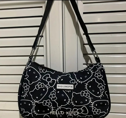 Hello Kitty Black & White Handbag