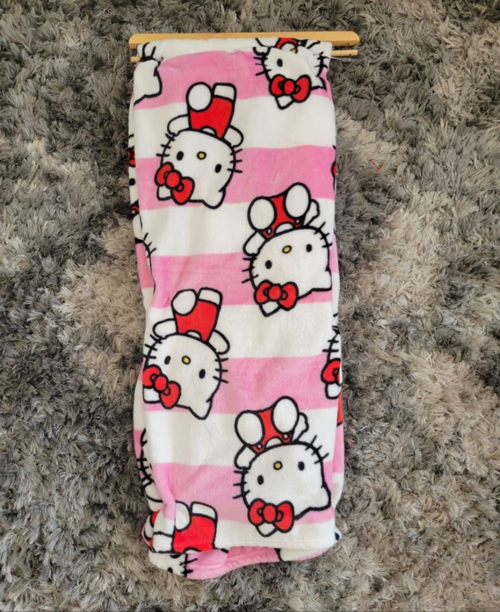 Hello Kitty Throw Blankets