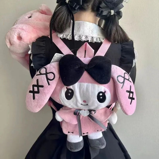 Sanrio Mine Kuromi or Melody Doll Backpack