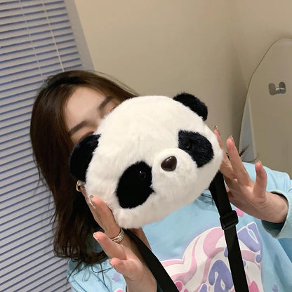Panda Plush Crossbody Bag