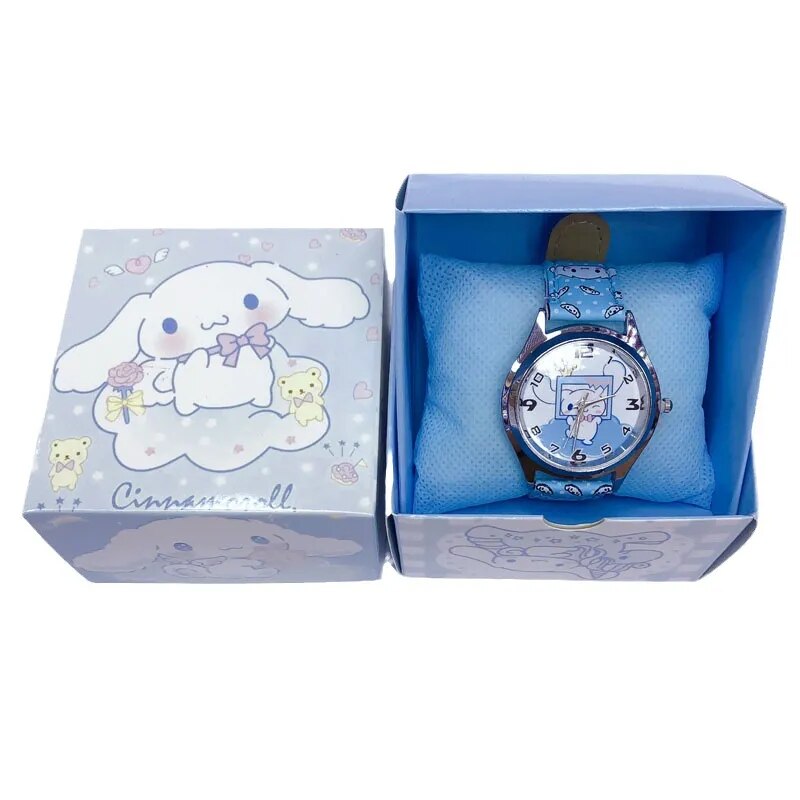 2024 Sanrioes Anime Kuromi Cinnamoroll My Melody Girls Kids Cartoon Watches