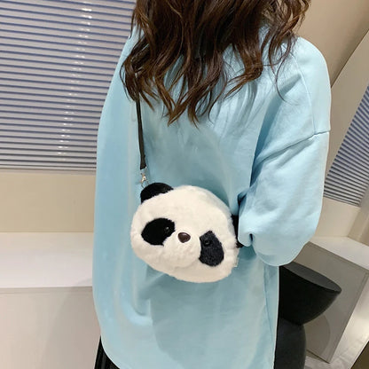 Panda Plush Crossbody Bag