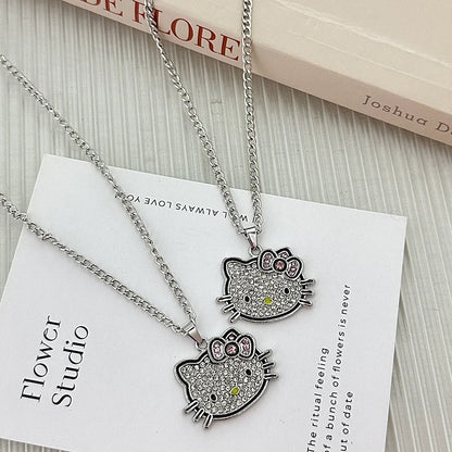 Hello Kitty Rhinestone Necklace