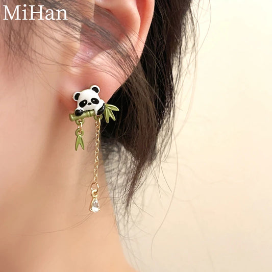 Panda Modern 925 Silver Sweet Design Panda Earrings