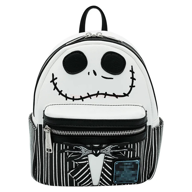 Disney The Nightmare Before Christmas Jack Skellington Mini Backpack For Women Halloween Decorative Backpack Men Bag