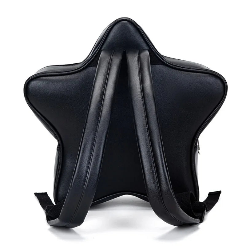 Sanrios Kuromi Cartoon PU Five-pointed Star Shape Backpack