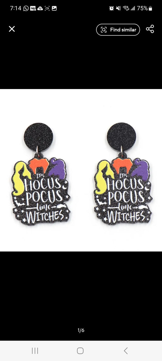 Hocus Pocus Time Earrings