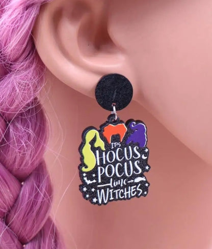 Hocus Pocus Themed Earrings