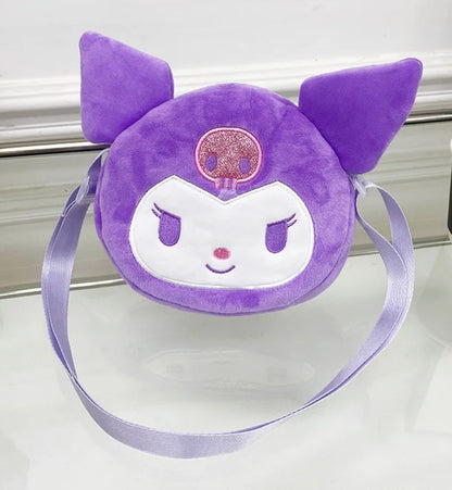 Kuromi Plush Shoulder Bag