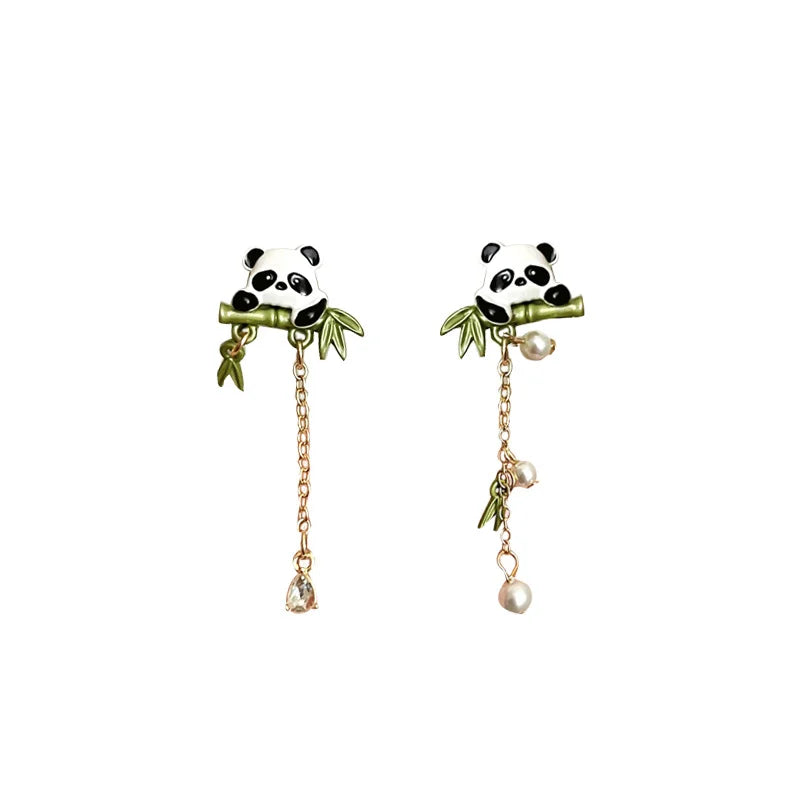 Panda Modern 925 Silver Sweet Design Panda Earrings