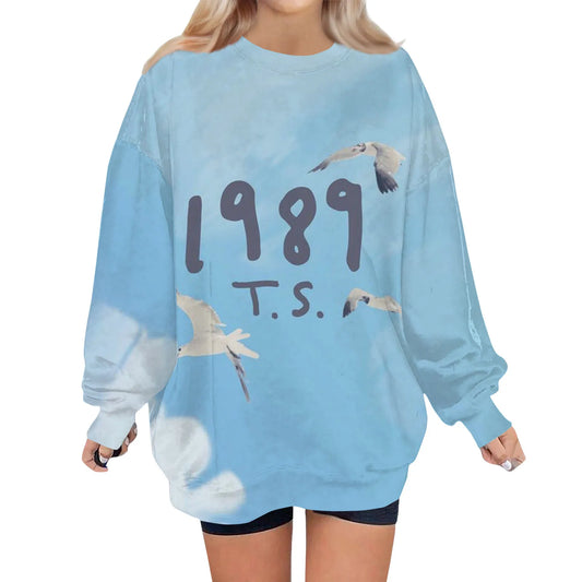 Midnight Album Swift Print Sweatshirt Taylor The Eras Tour Concert Gift For Fans Hoodies Women Men Pullover Hooded Y2k Clothes