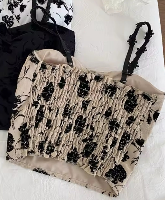 Flower crop top