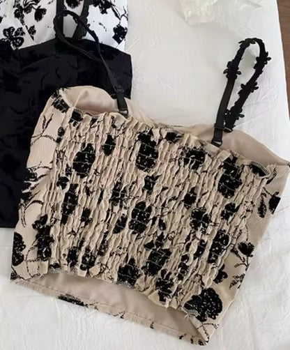 Flower crop top