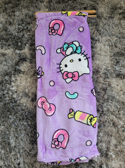Hello Kitty Throw Blankets