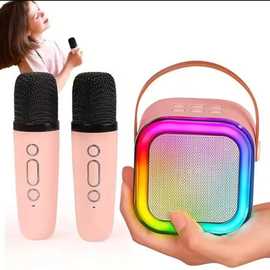Wireless karaoke speaker bluetooth microphone set