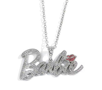 Barbie rhinestone necklace