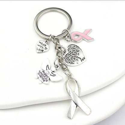 Breast Cancer Awareness keychain