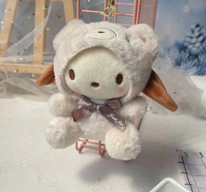 Sanrio Character Plush Keychains