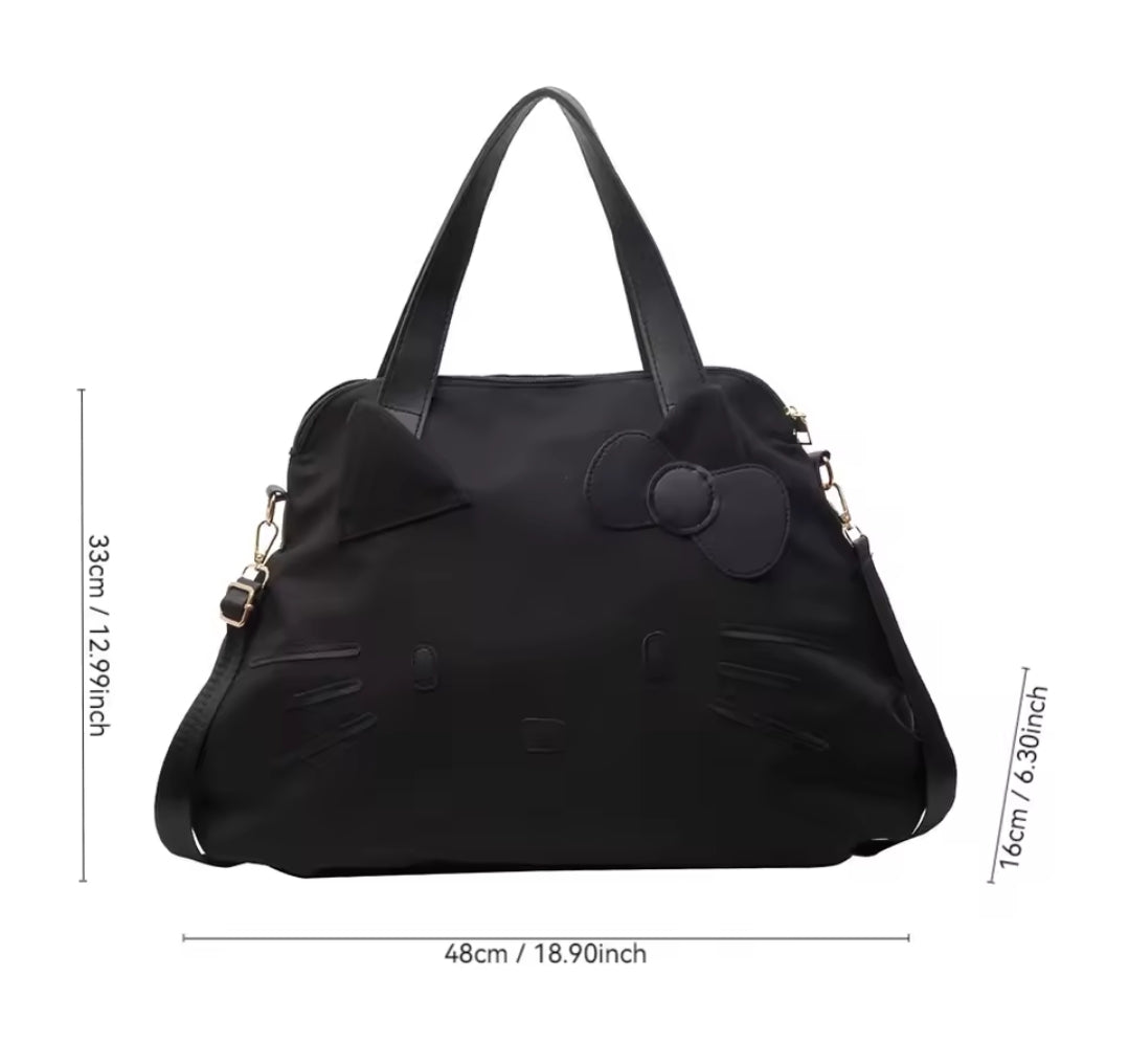 Hello Kitty Black Travel Bag