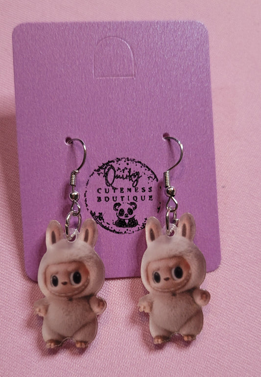 Labubu 2D earrings