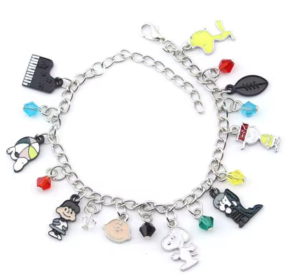 Snoopy and the Peanut Gang Charm Bracelet
