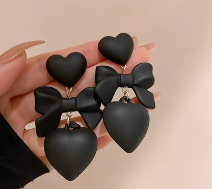 Heart Drop Earrings