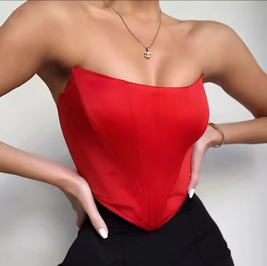 Victorian Red Flame Corset
