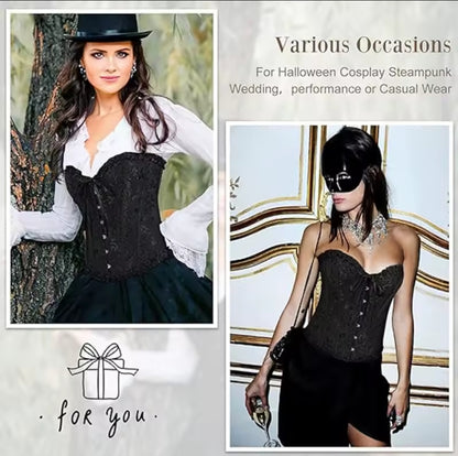 Victorian Midnight Lux Fashion Corset