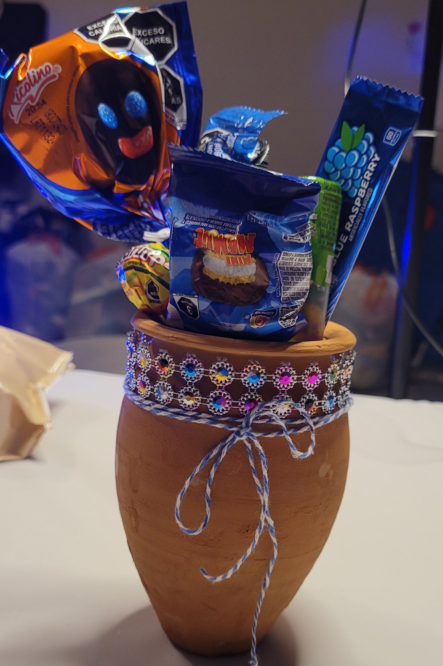 Authentic Mexican Cantarito filled with goodies