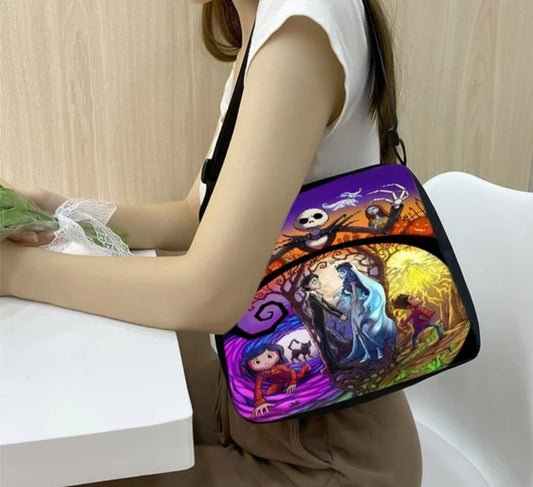 Nightmare Before Christmas inspired shoulder bags