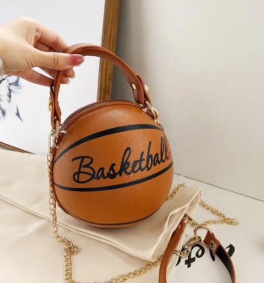 Basketball themed crossbody purse