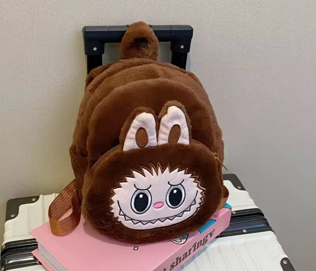 Mochila de peluche Labubu Little Monsters