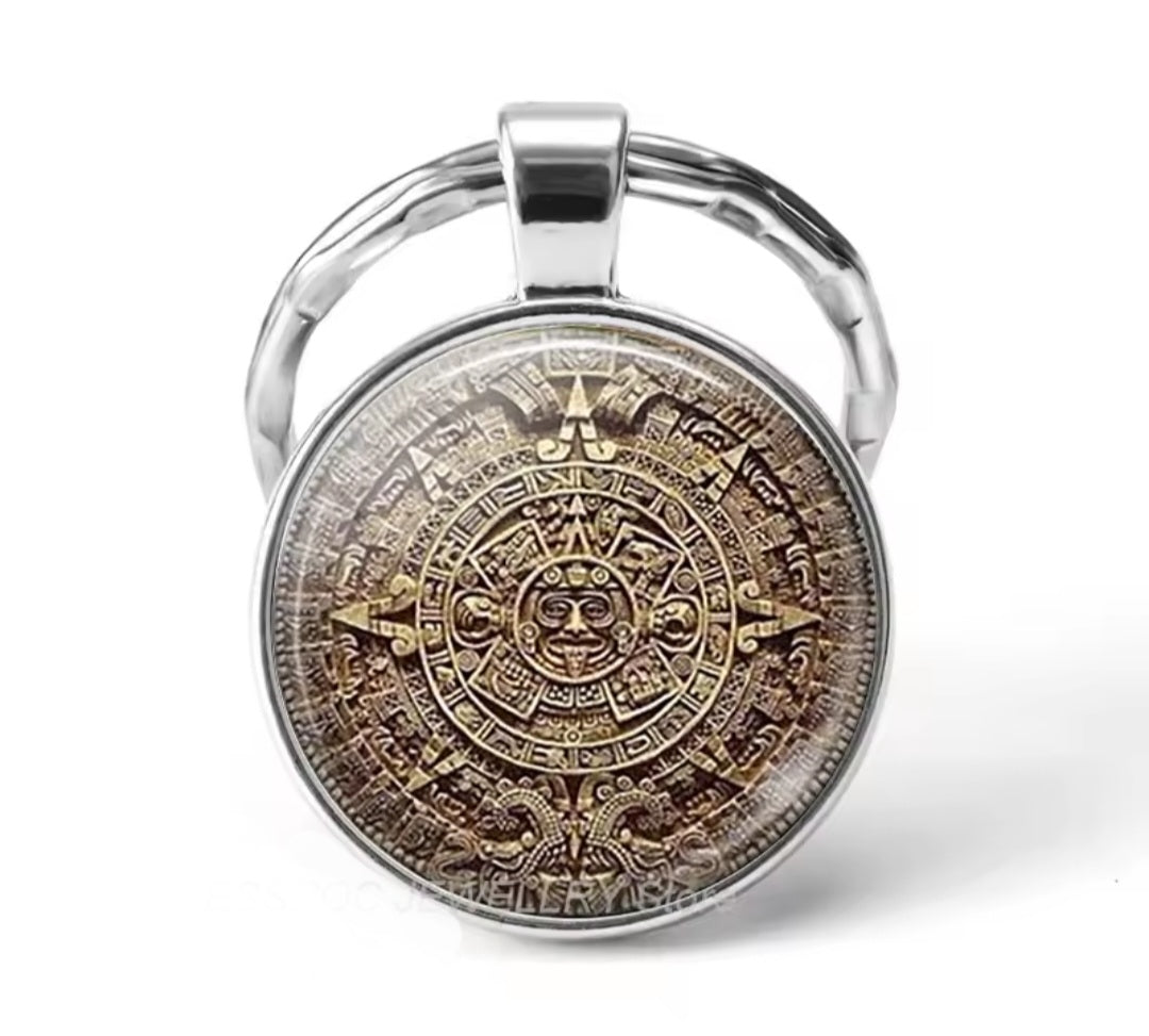 Aztec Calendar keychains
