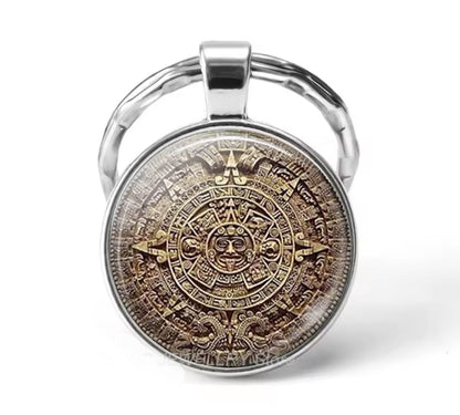 Aztec Calendar keychains