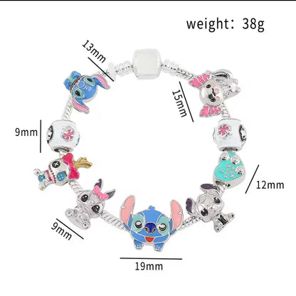 Stitch and Friends Charm Bracelet