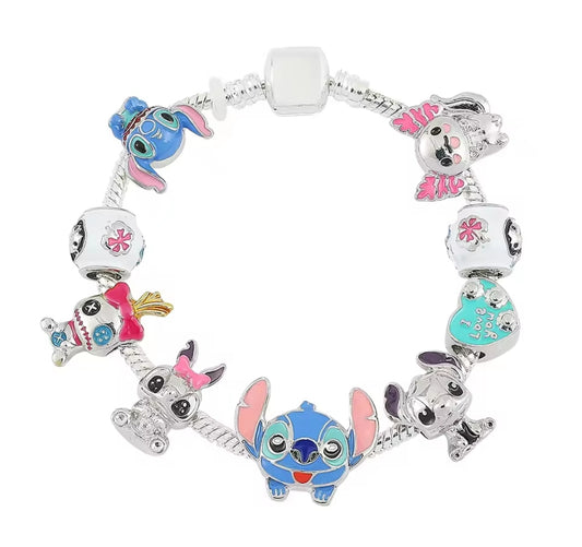 Stitch and Friends Charm Bracelet
