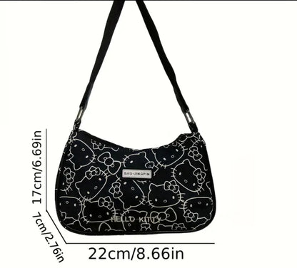 Hello Kitty Black & White Handbag